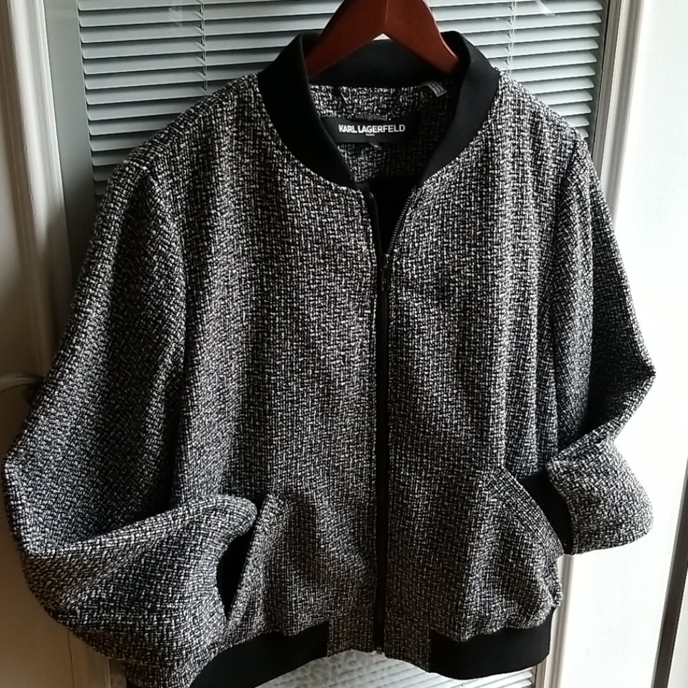 Karl Lagerfeld Paris Bomber Style Women's Jacket